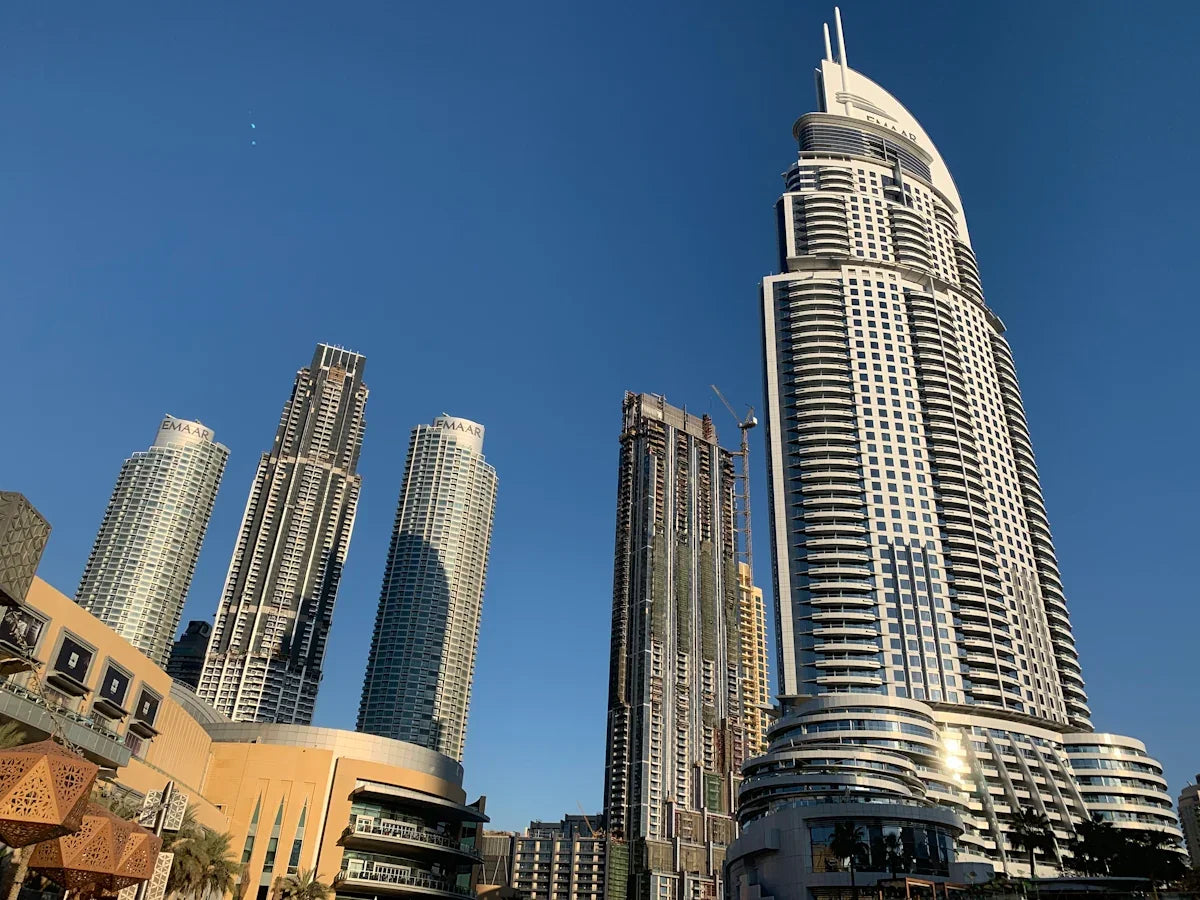 low angle photography of The Address Downtown Burj Dubai during daytime
