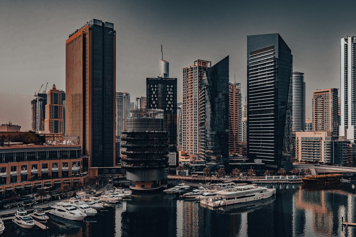 A city with a lot of tall buildings